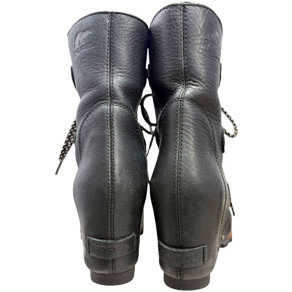 Sorel NL2703 Joan of Arctic Wedge Mid Shearling Lace Up Boot - Picture 7 of 13